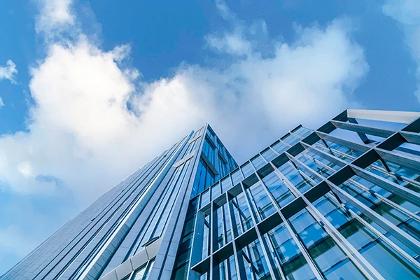 Modern business district representing Huichai Power's professional service team