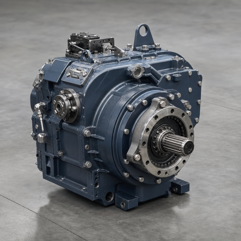 Heavy-duty marine gearbox for commercial vessels